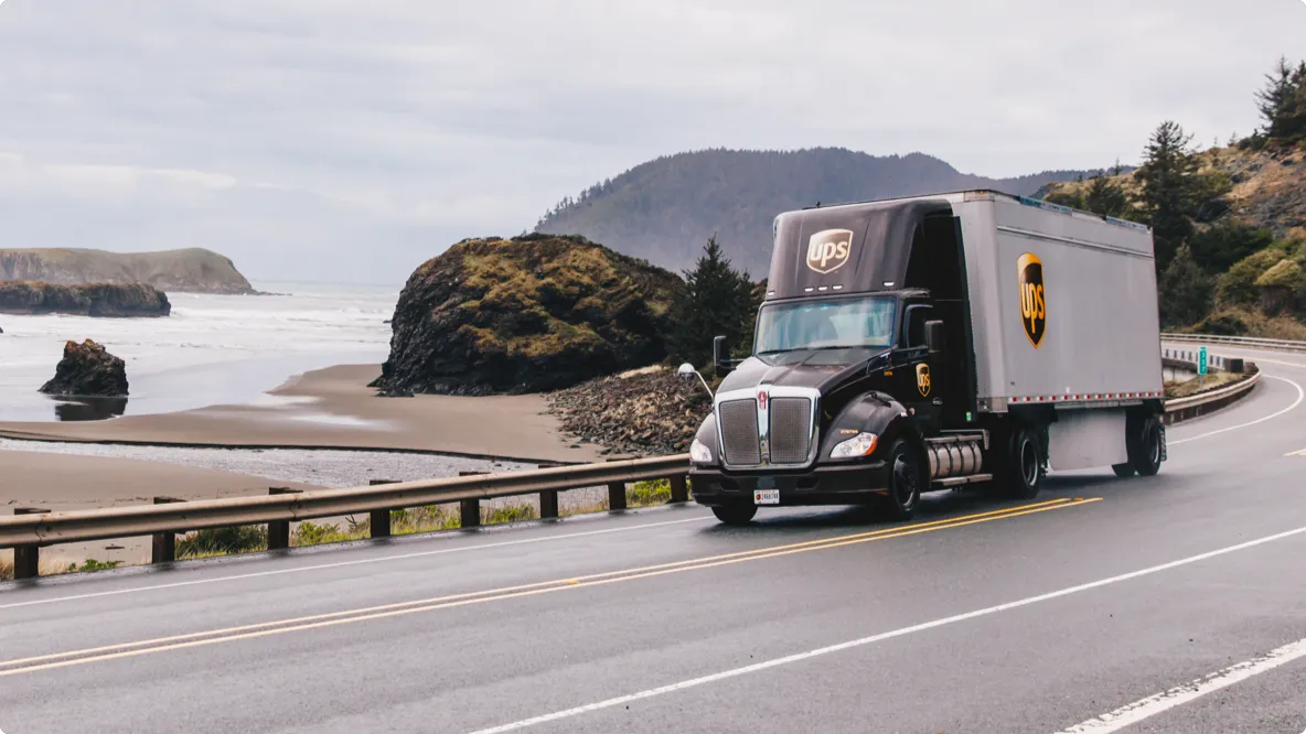UPS truck, shopify ups integration for shipping and tracking