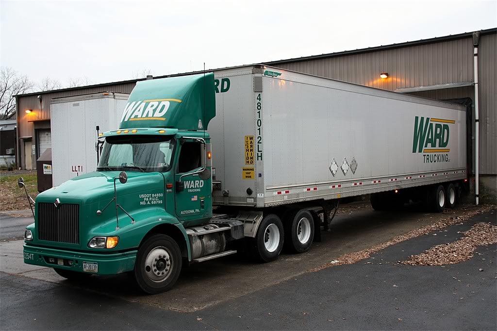 Ward truck, ward trucking tracking for scheduled deliveries